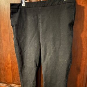Sezane black straight pants size 48 FR 16 US